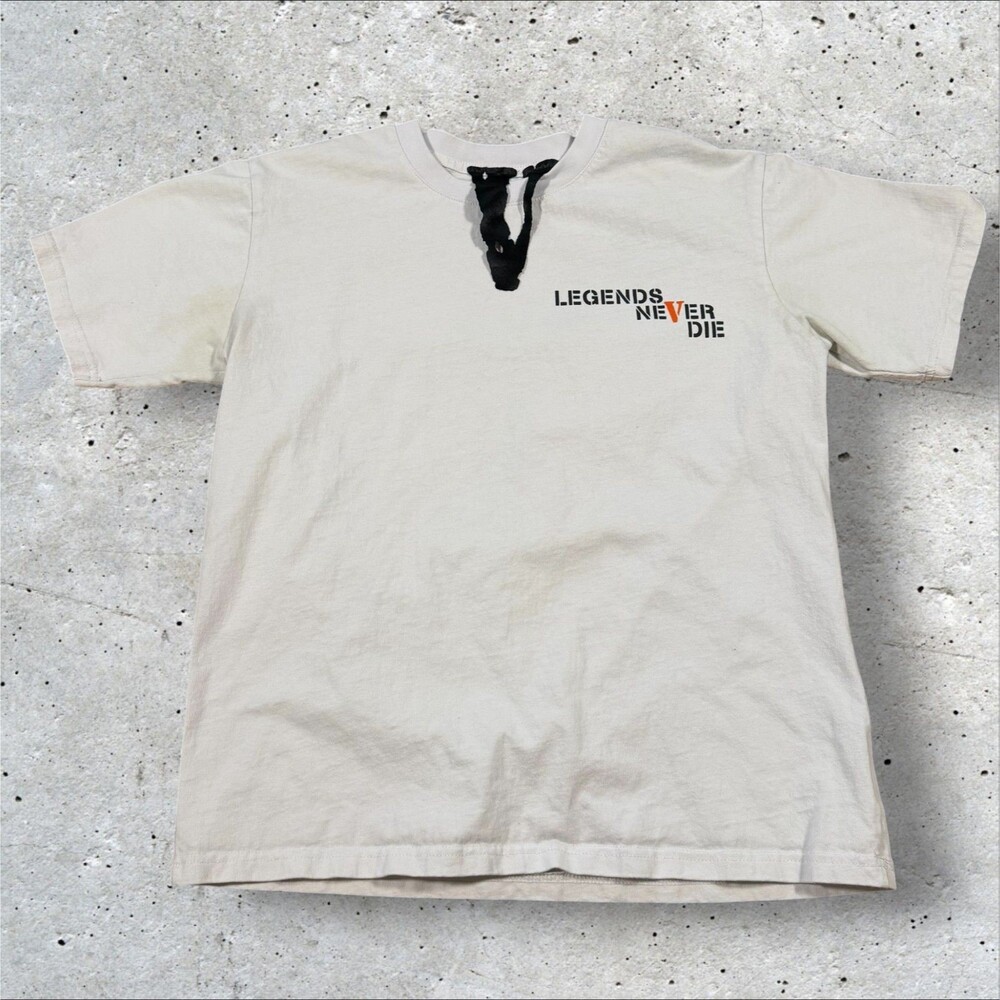 Juice WRLD X VLONE Legends Never Die Butterfly T Shirt Mens Small White Tee